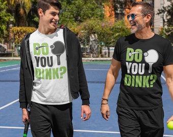 Do You Dink Pickleball shirt in black or white