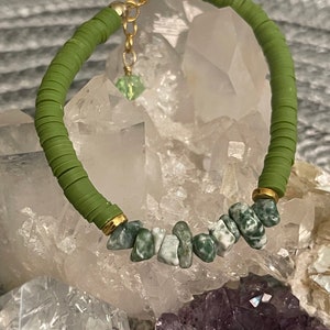 Stacking Bracelet, Heishi Beaded Bracelet, Boho Beaded Bracelet