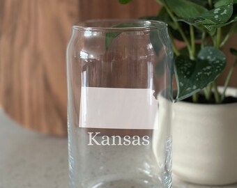 Custom State Glass | Choose Your Design | Laser Engraved | DIshwasher Safe | State Shot Glass | Personalized Cup