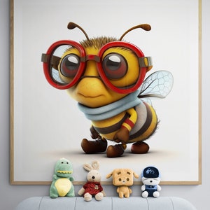 Create a Buzzing Nursery with Baby Bee Images from Baby Animals Design