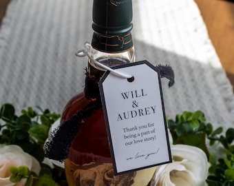 Semi-Custom Wedding Gift & Wine Tags | The Verona Collection