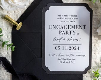 Semi-Custom Engagement Invitations | The Verona Collection