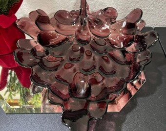 Unique Dish with Grape Cluster Design
