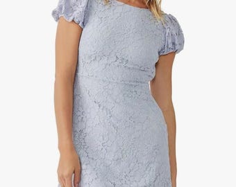 Free People Hailee Spitze Minikleid Gr. L