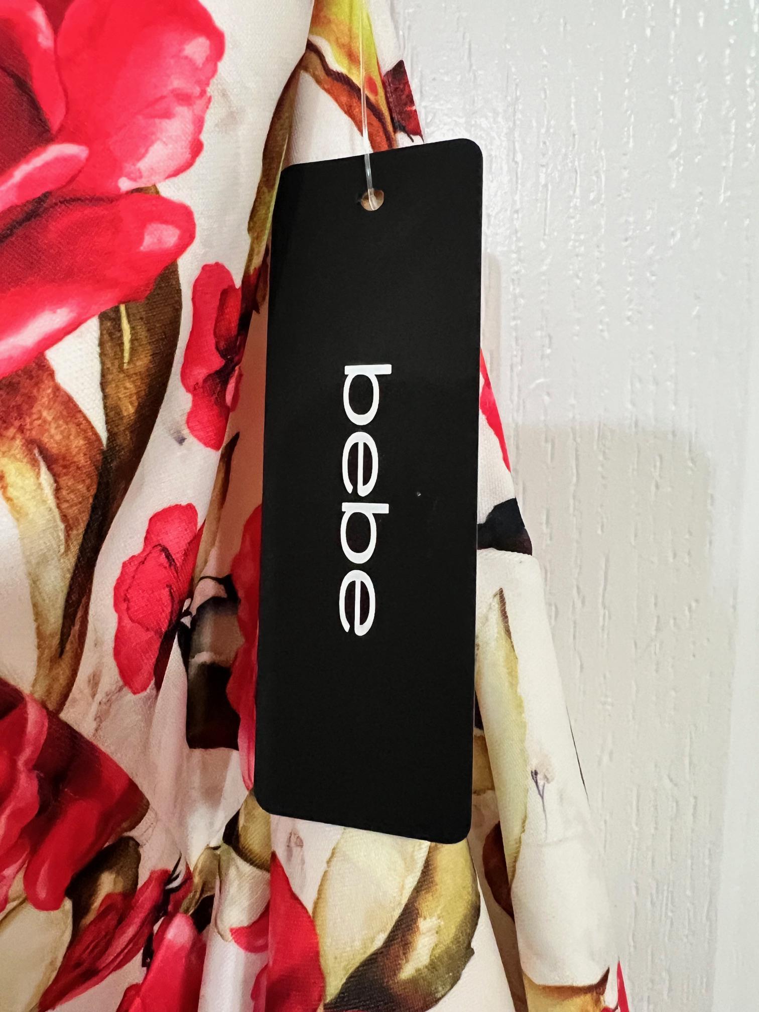 Robe Sans Bretelles Brodée Florale Bebe - Taille XXS 0 - Neige Avec étiquettes (NWT)