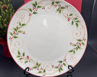 Lenox Holly Scroll Dinner Plates
