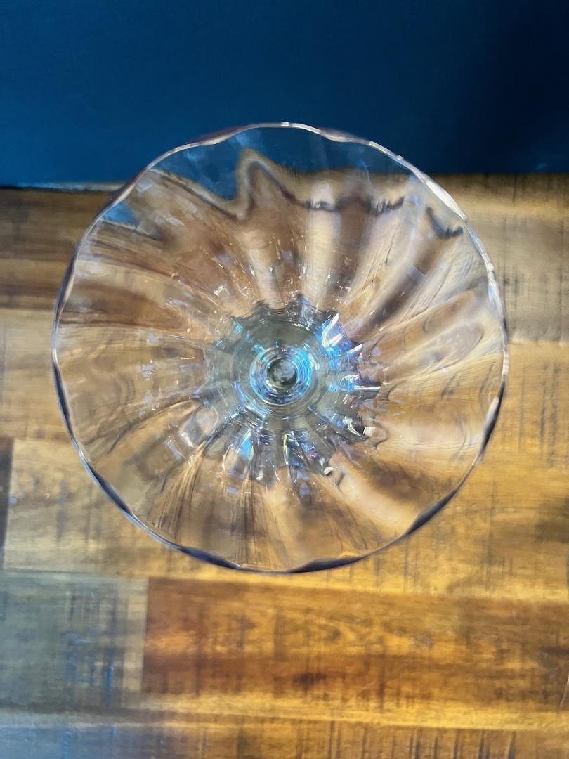 Vintage Purple and Blue Iridescent Wine Glasses Etsy