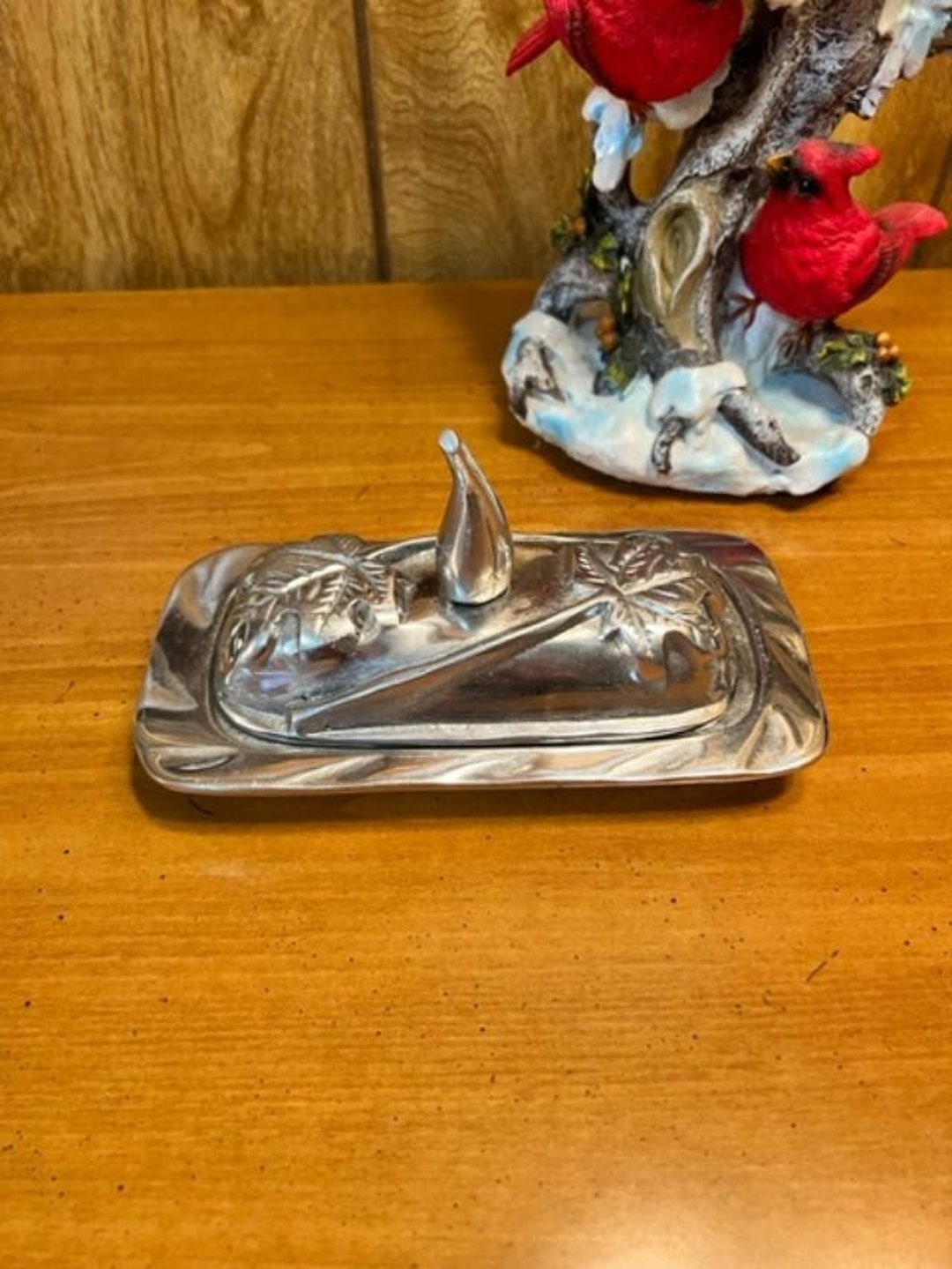 Pewter Butter Dish Etsy