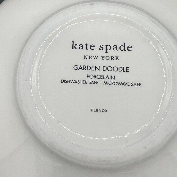 Kate Spade New York Garden Doodle Soup/cereal Bowls - Etsy