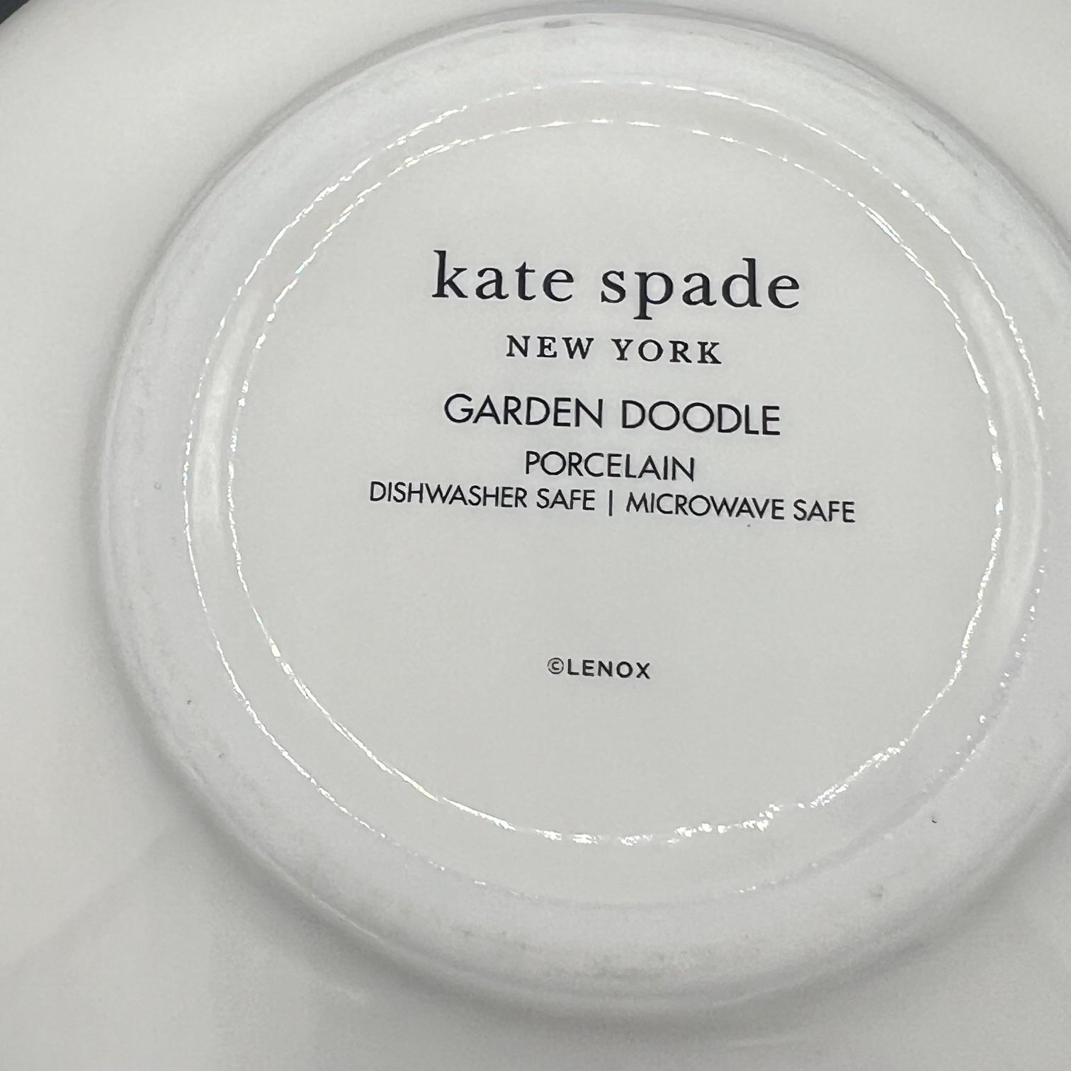 Kate Spade New York Garden Doodle Soup/cereal Bowls - Etsy