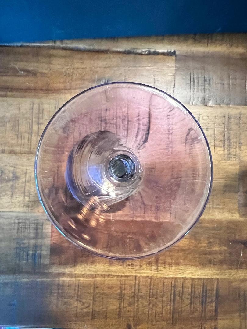 Vintage Purple and Blue Iridescent Wine Glasses Etsy