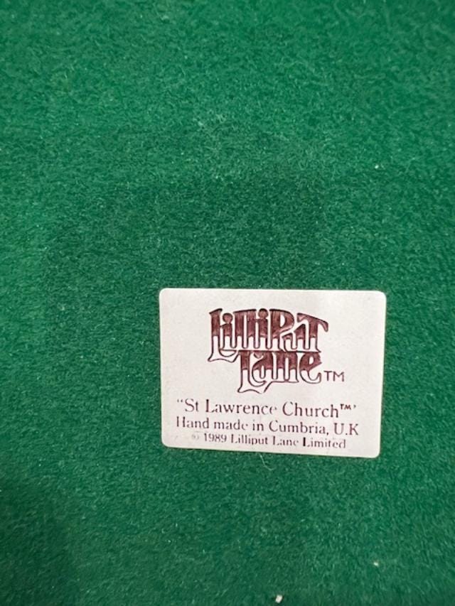 St. Lawrence Church by Lilliput Lane - Etsy