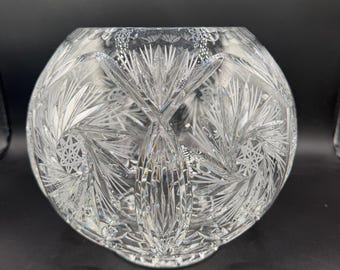 Waterford Glandore Large Rose Bowl, Waterford Crystal Glandore