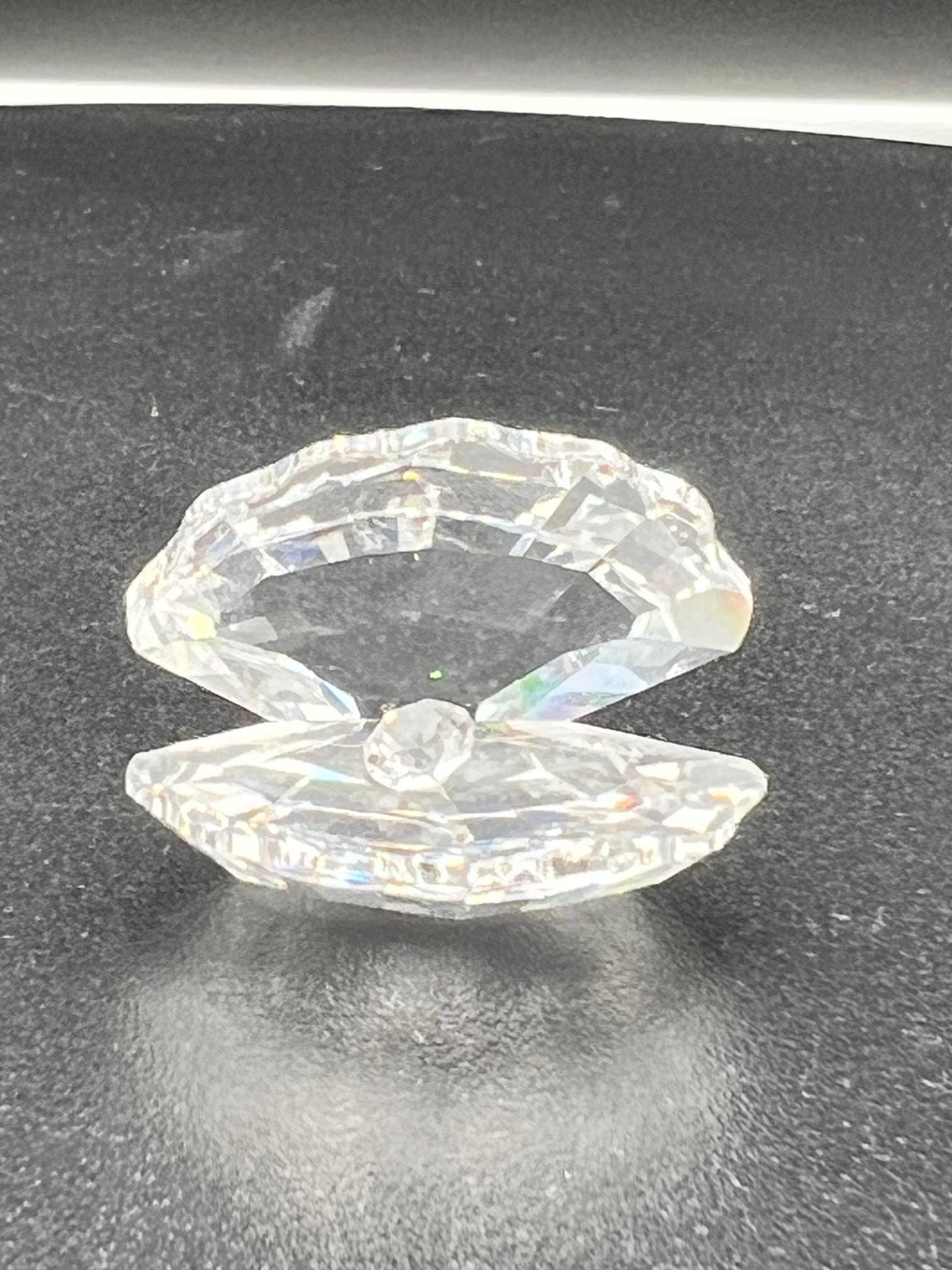 Swarovski Crystal Clam and Mini Clam Figurines - Etsy