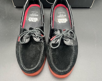 Sperry Star Wars A/O 2-Eye Darth Vader Mens Size 9