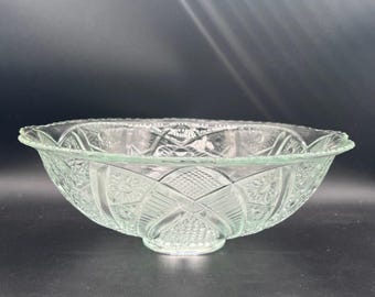 McKee Concord Clear Punch Bowl