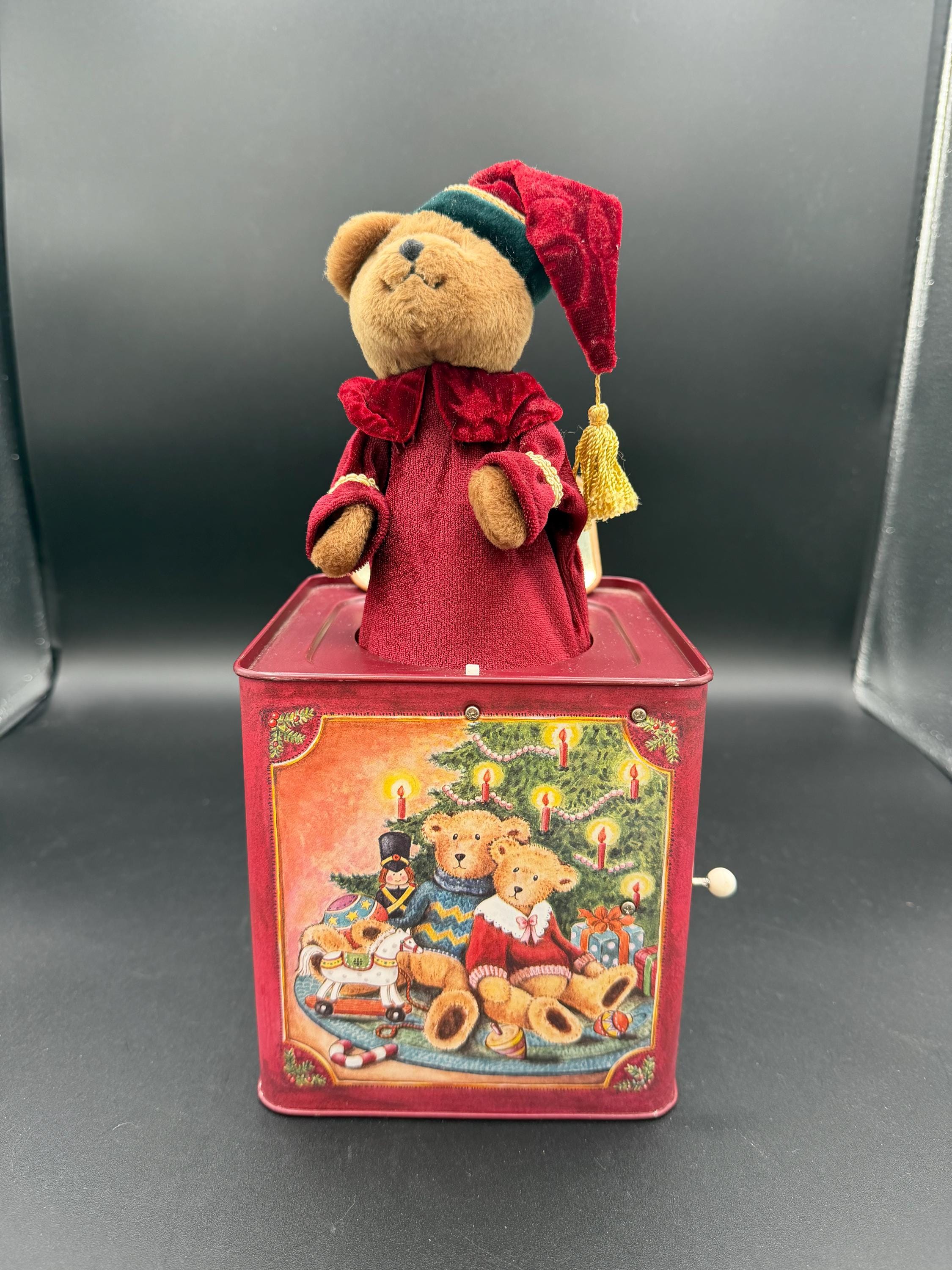 Jack-in-the-box Bear by Russ Berrie and Company - Etsy