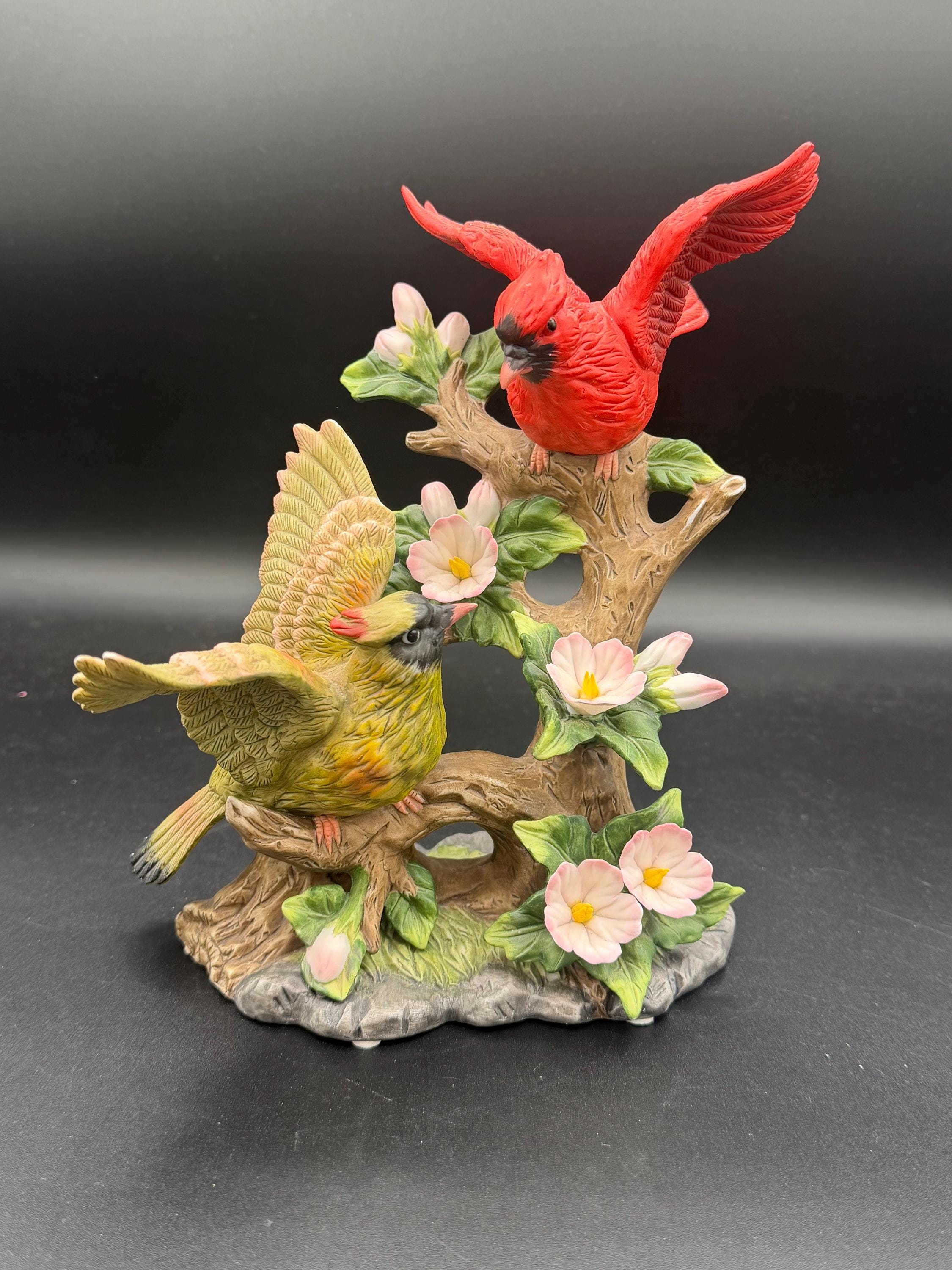 Cardinal Andrea Bird Figurine - Etsy