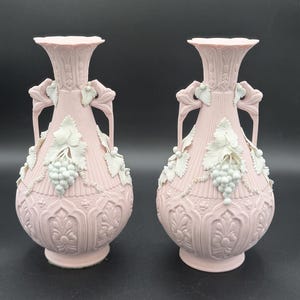 Bennington Pottery Parian Vases