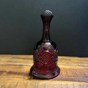 Avon Cape Cod Collection Ruby Glass Bell
