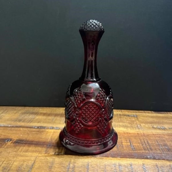 Avon Cape Cod Collection Ruby Glass Bell
