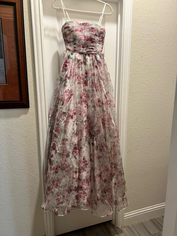 city studios gowns & formal dresses CITY STUDIOS Gown Juniors Dark Forest Cold Shoulder Lace Up Back Size 5
