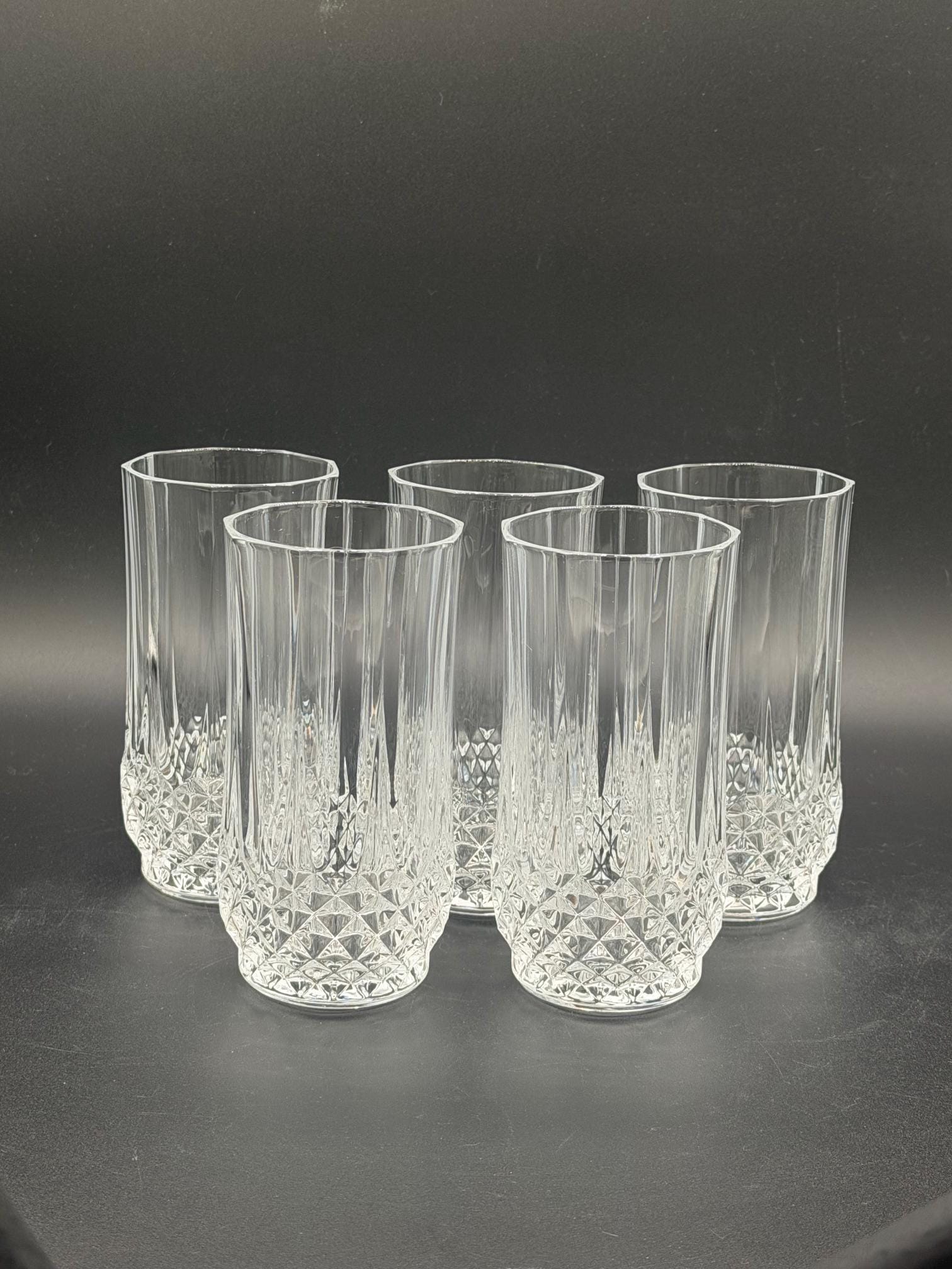 Vintage Cristal D'arques Longchamp Highball Glasses - Set of 5 - Etsy
