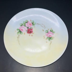 Vintage J + C Bavaria Floral Plate