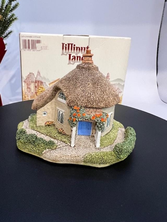 Cats Coombe Cottage by Lilliput Lane - Etsy