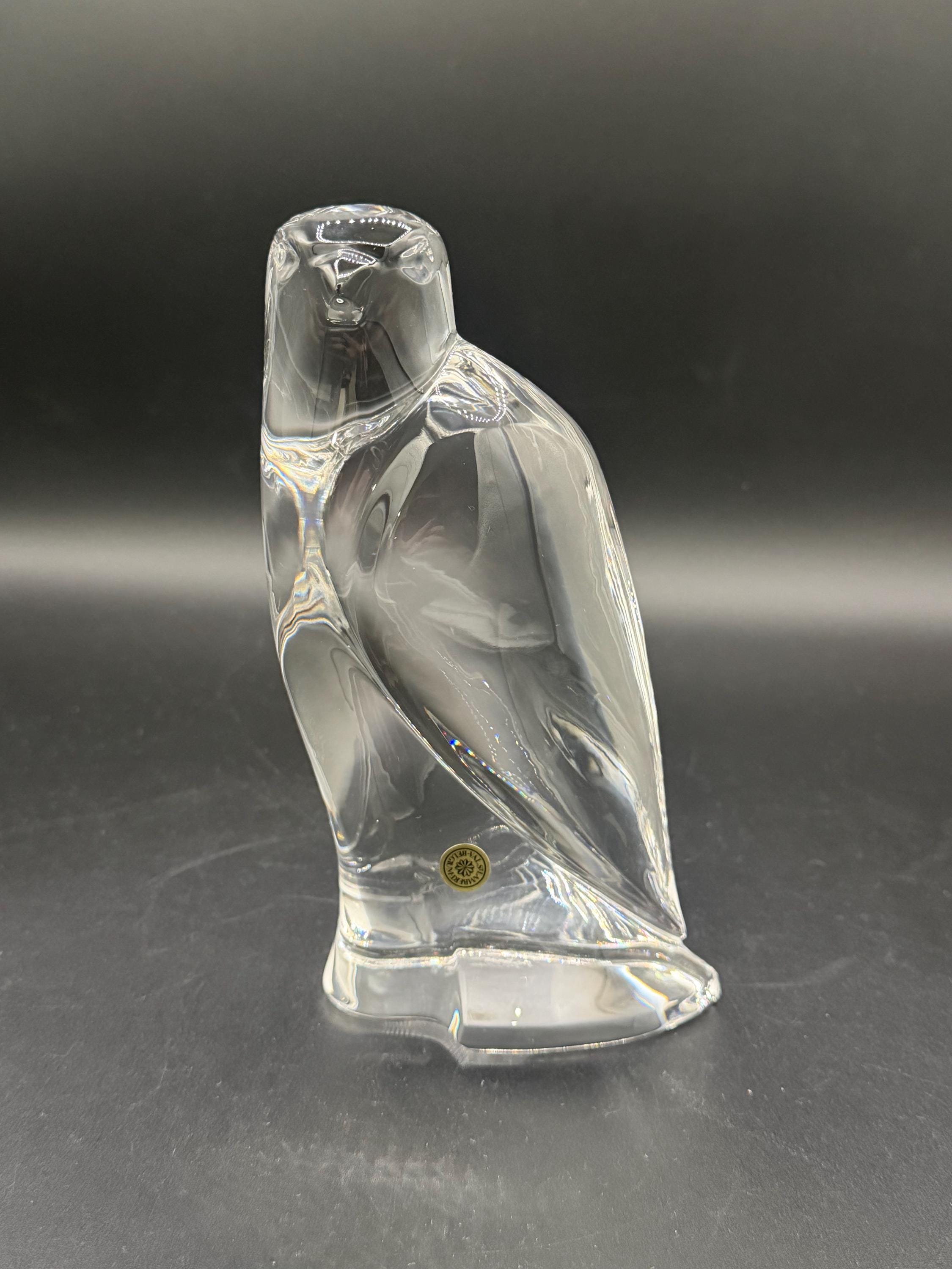 Val St Lambert Bird Crystal - Etsy