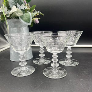 Gloria Champagne/Tall Sherbet Glasses by Rock Sharpe