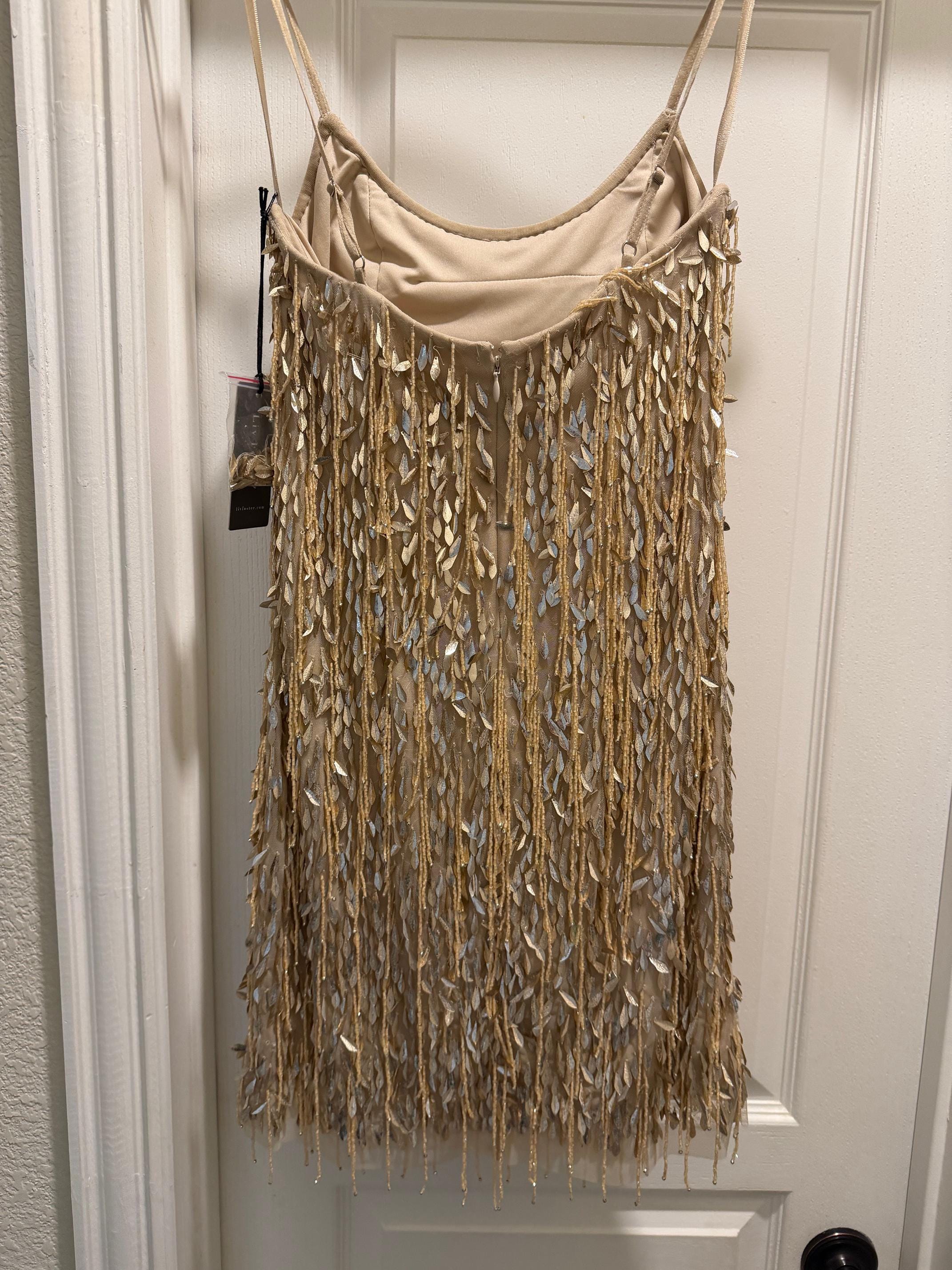 liv foster beaded mini dress Liv Foster Beaded Halter Mini Dress  DGFOutlet