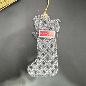 Marquis by Waterford Stocking with Presents Ornament