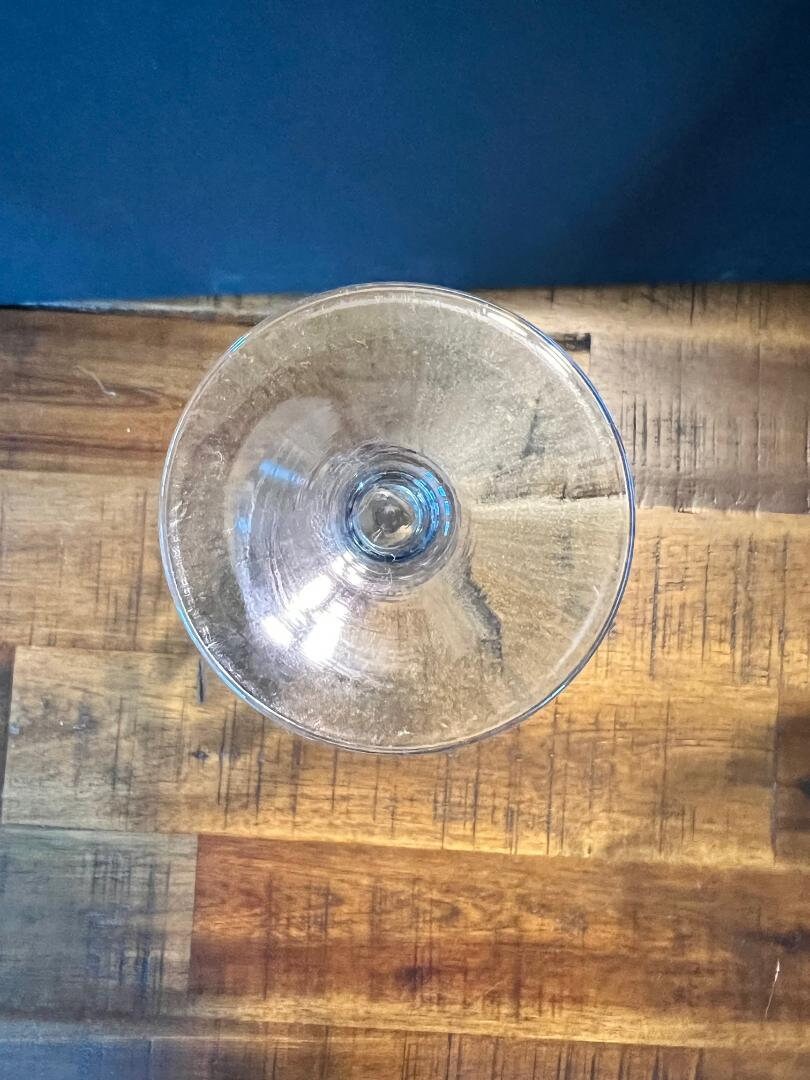 Vintage Purple and Blue Iridescent Wine Glasses Etsy