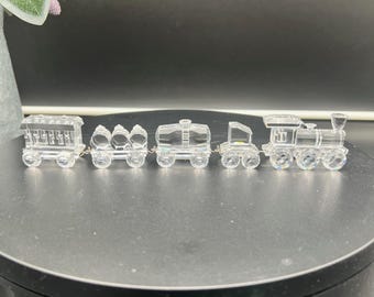 Swarovski Crystal Train Set - Etsy