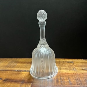 Fenton Frosted Glass Bell