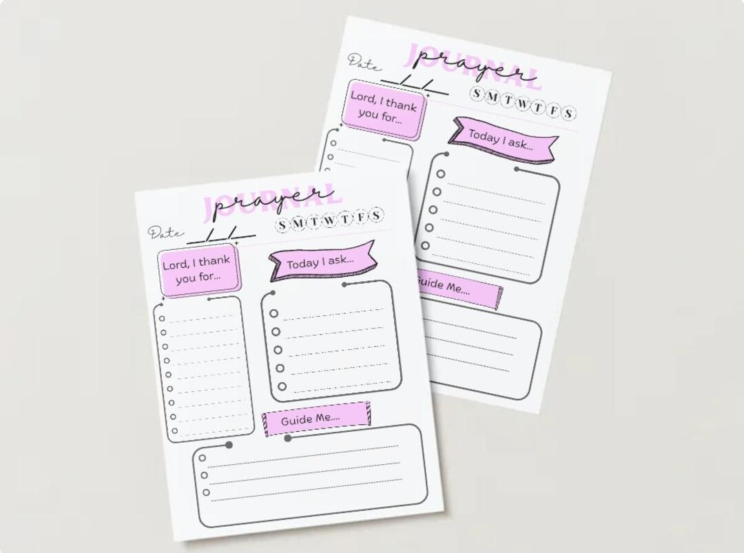 Prayer Tools.pdf Prayer Journal, Printable Digital Prayer Tool - Etsy