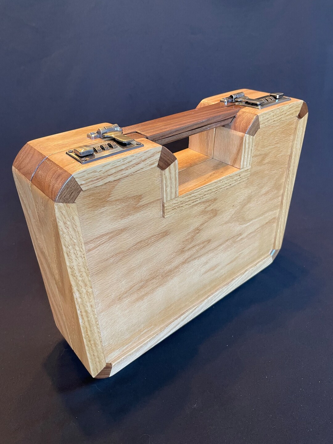 Handcrafted Wooden Pistol Carrying Case Etsy