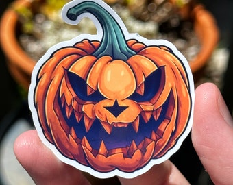 Halloween Sticker Sets -  Bats & Ghosts, Pumpkins, or All Halloween Collections: Premium Holographic Vinyl Options