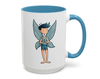 Whimsical Fairy Coffee Mug - Art Printed Accent Mug