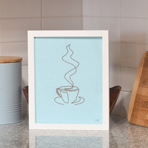 Single Line Stitch Canvas | Food & Drinks