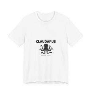 Claudapus Built This | Funny AI Developer Shirt | Tech Coder Gift | Minimalist Octopus Tee