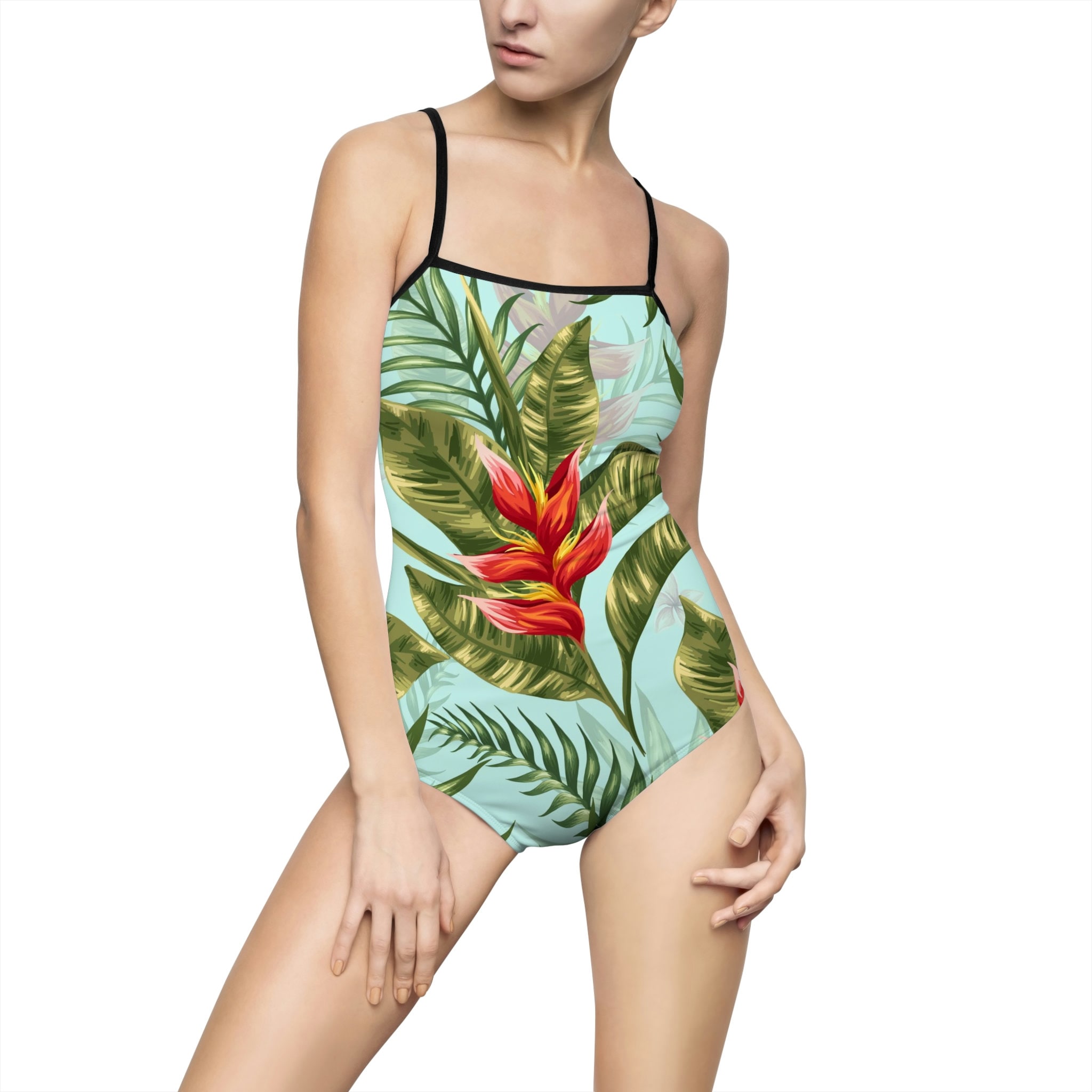 Escape to Paradise With Our Tropical One Piece Swimsuit 