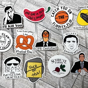 The Office Cupcake Toppers, The Office Birthday, The Office Cake Topper
