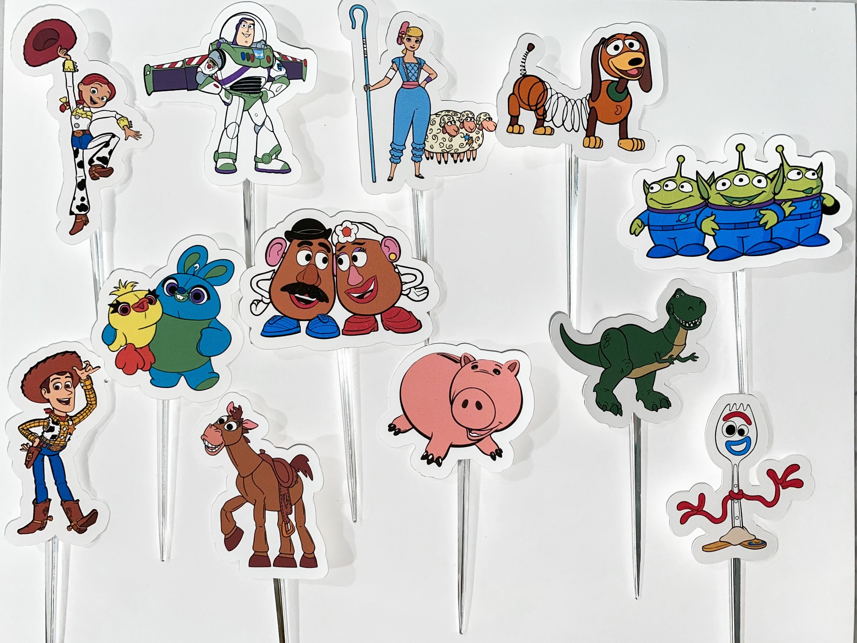 Toy Story Cupcake Toppers Toy Story Birthday Disneys Toy Etsy