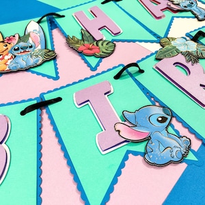 Stitch Banner, Custom Stitch Banner, Stitch Birthday, Stitch Party, Lilo & Stitch, Experiment 626