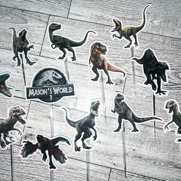 Jurassic World Birthday Cake Topper Etsy jurassic-world-birthday-cake-topper-etsy