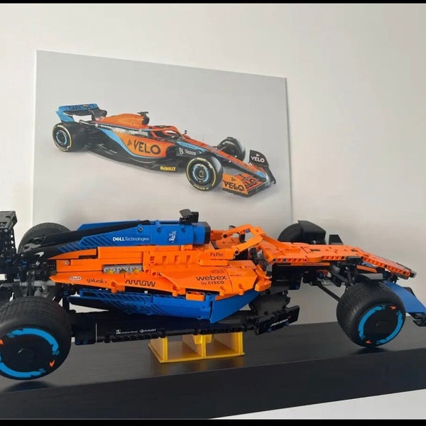 Custom Stand for Lego Technic McLaren Formula 1 Race Car