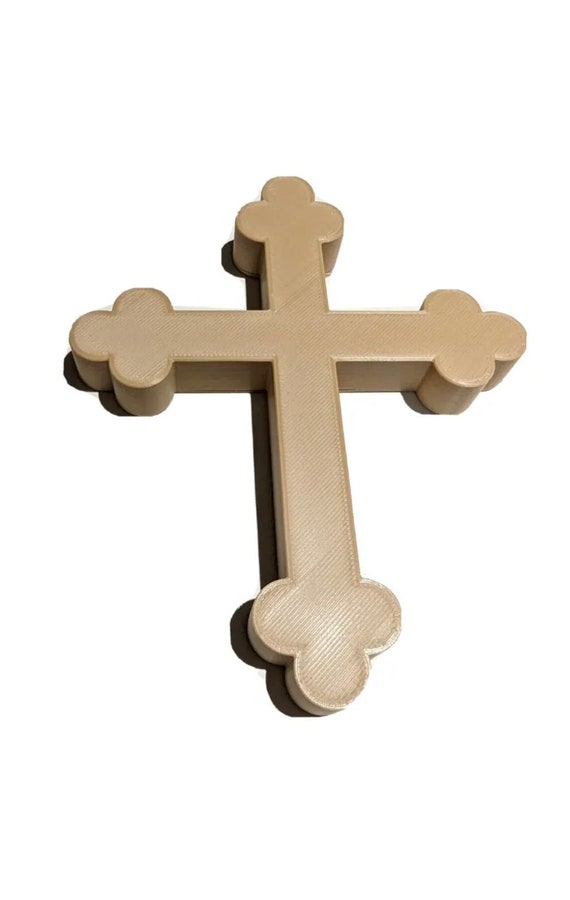 Crucifix [Doors / RoBlox] - 3D Printed, 6 Long; black