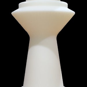 King Chess Game Piece Huge 9.5” tall Desk Display Trophy - Color White
